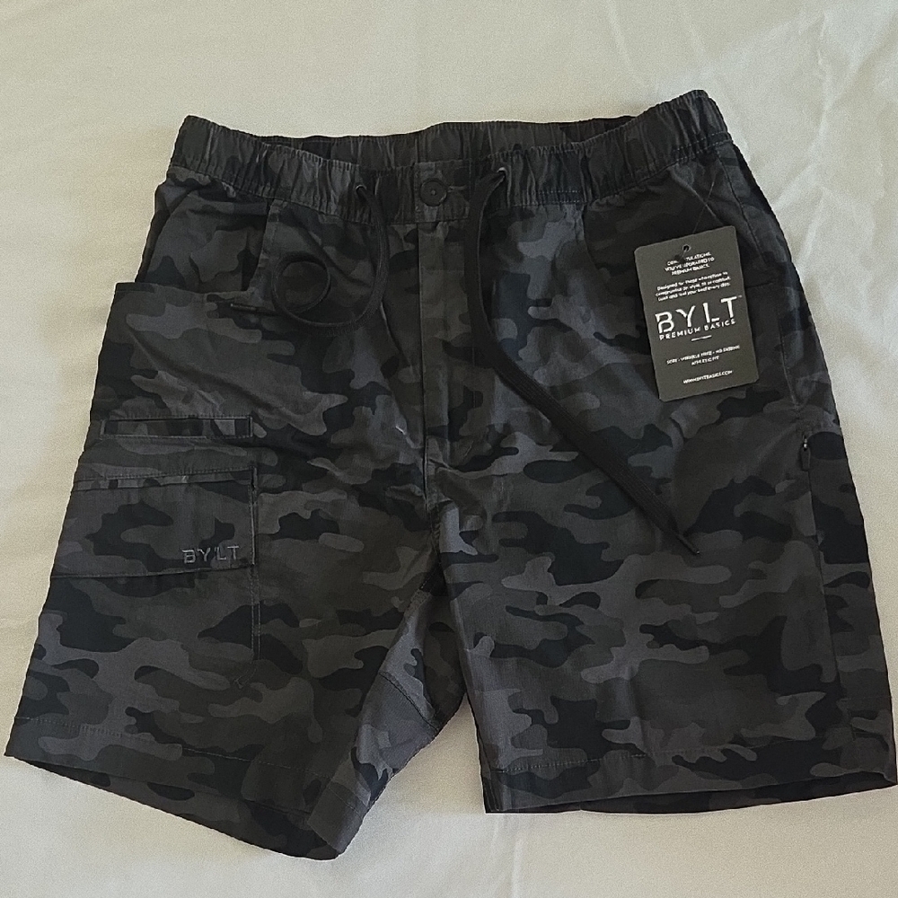 BYLT Weekender Short Men's Black Camo Shorts